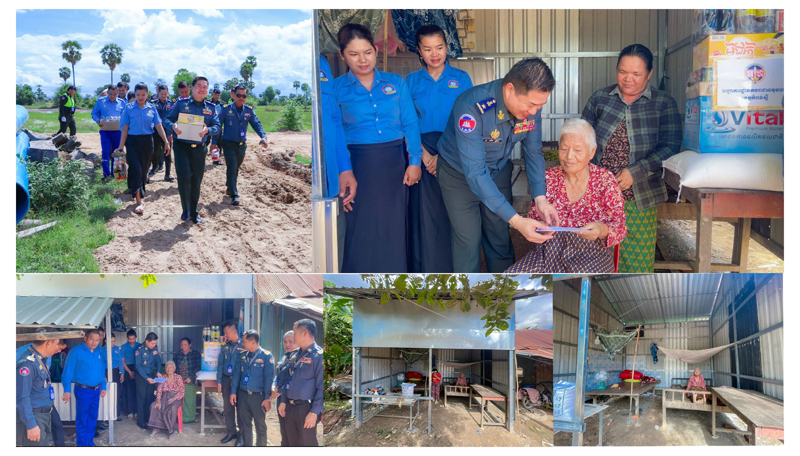 លោកឧត្តមសេនីយ៍ត្រី ម៉េង ស្រ៊ុន បានផ្តល់ផ្ទះសង្ក័សីមួយខ្នង ឧបត្ថម្ភថវិការនិងគ្រឿងឧបភោគបរិភោគ ជូនដល់លោកយាយ ឈុន ស័ក អាយុ៩៣ឆ្នាំ ក្នុងខេត្តកំពង់ស្ពឺ លោកឧត្តមសេនីយ៍ត្រី ម៉េង ស្រ៊ុន បានផ្តល់ផ្ទះសង្ក័សីមួយខ្នង ឧបត្ថម្ភថវិការនិងគ្រឿងឧបភោគបរិភោគ ជូនដល់លោកយាយ ឈុន ស័ក អាយុ៩៣ឆ្នាំ ក្នុងខេត្តកំពង់ស្ពឺ