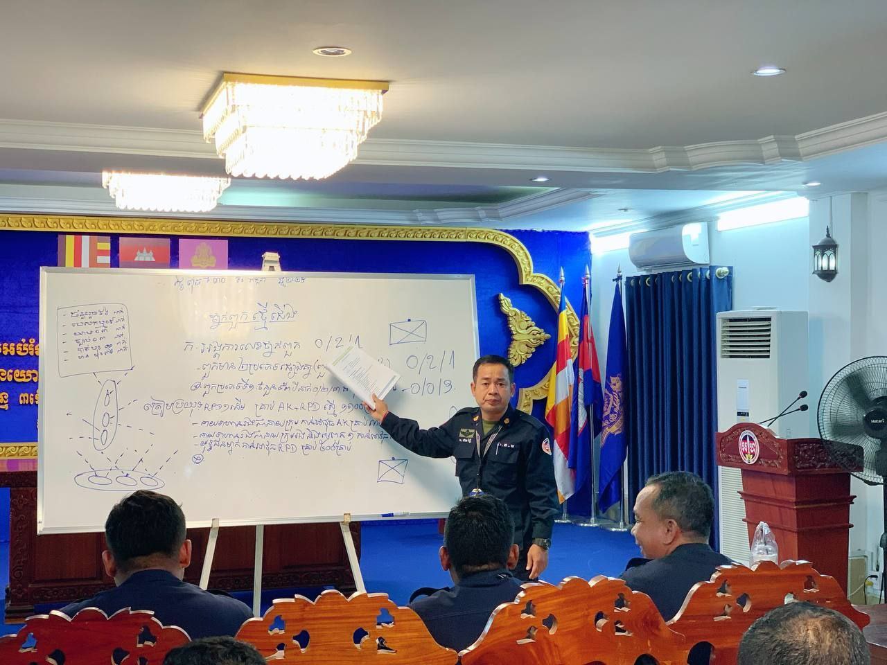 វគ្គហ្វឹកហ្វឺនដល់នាយទាហាន នាយទាហានរង នៃកងរាជអាវុធហត្ថកំពង់ស្ពឺ វគ្គហ្វឹកហ្វឺនដល់នាយទាហាន នាយទាហានរង នៃកងរាជអាវុធហត្ថកំពង់ស្ពឺ