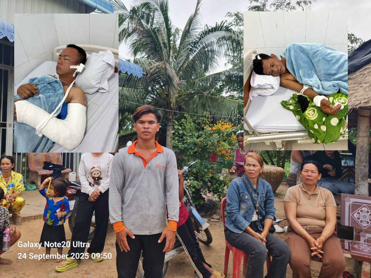 របួសបួននាក់ដេកពេទ្យ ចាប់ខ្លួនពីរនាក់ ករណីជិះម៉ូតូមកពីវត្តត្រូវក្មេងស្ទាវ(ក្រុមអាឈីត)ព្រួតវ៉ៃមុខផ្ទះក្នុងស្រុកអង្គរបុរី